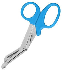 Prestige Medical Utility Scissors Prestige Medical® Nurse 5-1/2 Inch Length Stainless Steel / Plastic Finger Ring Handle Angled Blunt Tip / Blunt Tip - M-804596-3210 - Each