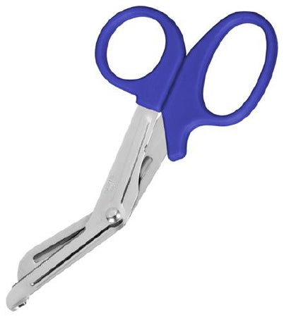 Prestige Medical Utility Scissors Prestige Medical® Nurse 5-1/2 Inch Length Stainless Steel / Plastic Finger Ring Handle Angled Blunt Tip / Blunt Tip - M-804597-2543 - Each