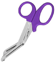 Prestige Medical Utility Scissors Prestige Medical® Nurse 5-1/2 Inch Length Stainless Steel / Plastic Finger Ring Handle Angled Blunt Tip / Blunt Tip - M-804607-3416 - Each