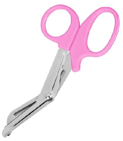 Prestige Medical Utility Scissors Prestige Medical® Nurse 5-1/2 Inch Length Stainless Steel / Plastic Finger Ring Handle Angled Blunt Tip / Blunt Tip - M-804608-3977 - Each