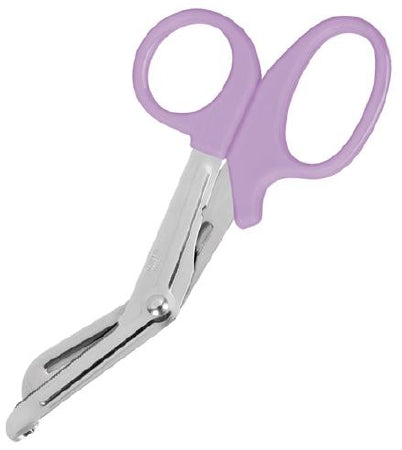 Prestige Medical Utility Scissors Prestige Medical® Nurse 5-1/2 Inch Length Stainless Steel / Plastic Finger Ring Handle Angled Blunt Tip / Blunt Tip - M-804615-1131 - Each