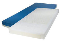 Drive Medical Bed Mattress Gravity 7 with Raised Side Rails Pressure Redistribution Type 36 X 76 X 6 Inch