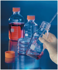 Fisher Scientific Media Storage Bottle Pyrex™ Square Wide Mouth Borosilicate Glass 1,000 mL (32 oz.)