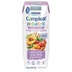 Nestle Healthcare Nutrition Pediatric Tube Feeding Formula Compleat® Pediatric Reduced Calorie 8.45 oz. Carton Ready to Use Unflavored Ages 1-13 Years