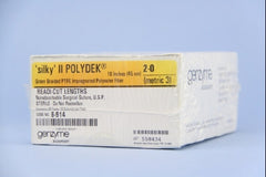 Suture without Needle Polydek® Braided Polyester Nonabsorbable Coated Size 5 - 0 30 Inch Suture
