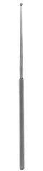 V. Mueller Ear Curette V. Mueller® Buck 5-7/8 Inch Length Single-ended Handle Size 0, 2.3 mm Tip Angled Blunt Round Loop Tip - M-805951-2641 - Each