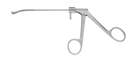 V. Mueller Nasal Forceps V. Mueller® Wilde 4-3/8 Inch Length Surgical Grade Stainless Steel NonSterile NonLocking Finger Ring Handle Straight Back Biting Micro Jaw - M-805995-4715 - Each