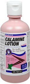 Humco Itch Relief Calamine Topical 8% Strength Lotion 6 oz. Bottle