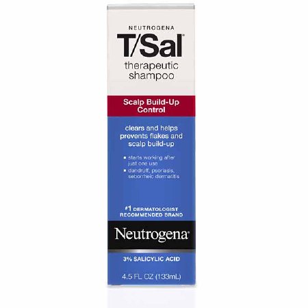 Johnson & Johnson Consumer Dandruff / Psoriasis Shampoo Neutrogena® T/Sal® 4.5 oz. Flip Top Bottle Unscented