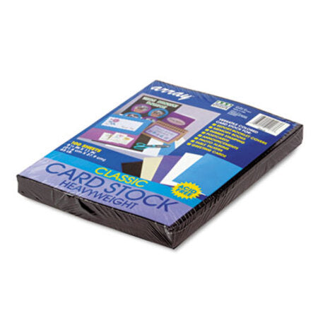 Pacon® Array Card Stock, 65lb, 8.5 x 11, Black, 100/Pack