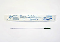 Cure Medical Urethral Catheter Cure Catheter™ Straight Tip Uncoated PVC 14 Fr. 10 Inch