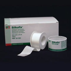 Patterson Medical Supply Medical Tape Silkafix® Skin Friendly Acetate 2 Inch X 5 Yard White NonSterile