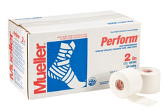 Mueller Sports Medicine Athletic Tape Perform™ Porous Cotton / Zinc Oxide 2 Inch X 15 Yard White NonSterile