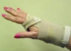 Scott Specialties Wrist Brace Elastic / Metal Right Hand Beige Large