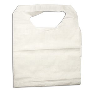 Dynarex Bib Tie Closure Disposable Poly / Tissue