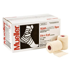 Mueller Sports Medicine Athletic Tape Tear-Light Tape® 3 Inch X 5 Yard White NonSterile