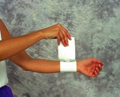 Scott Specialties Wrist Support Wraparound / Wristlet Elastic Left or Right Wrist White X-Large