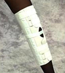 Scott Specialties Knee Immobilizer Large Hook and Loop Closure 20 Inch Length Left or Right Knee