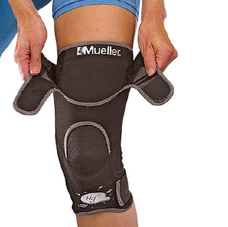 Mueller Sports Medicine Knee Brace Hg80® Small Pull-On / Hook and Loop Straps 12 to 14 Inch Knee Circumference Left or Right Knee