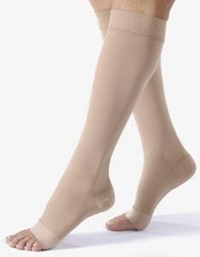 BSN Medical Compression Stocking JOBST® Relief® Knee High Large Beige Open Toe
