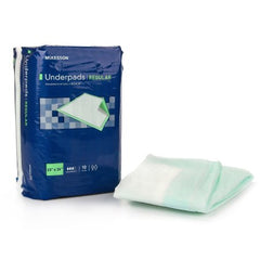 Underpad McKesson 23 X 36 Inch Disposable Fluff / Polymer Moderate Absorbency - M-807974-1732 - Case of 120