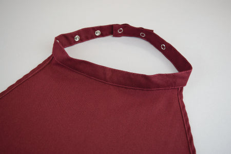 Standard Textile Apron Bib Snap Closure Reusable Polyester