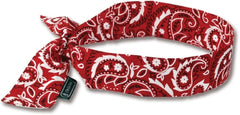 Ergodyne Cooling Bandana Chill-Its® Red Western One Size Fits Most