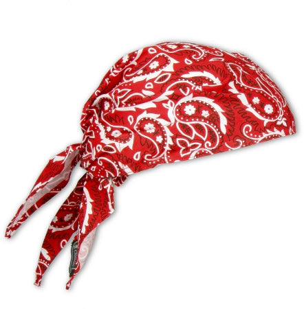 Ergodyne Evaporative Cooling Triangle Hat Chill-Its® Red Western One Size Fits Most