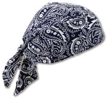 Ergodyne Evaporative Cooling Triangle Hat Chill-Its® Navy Western One Size Fits Most