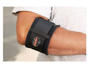 Ergodyne Elbow Support ProFlex® 500 Medium (10 to 11 Inch) Strap with Hook and Loop Closure Tennis Elbow Elbow 10 to 11 Inch Black