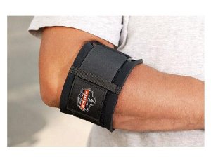 Ergodyne Elbow Support ProFlex® 500 X-Large (12 to 13 Inch) Strap with Hook and Loop Closure Tennis Elbow Elbow 12 to 13 Inch Black