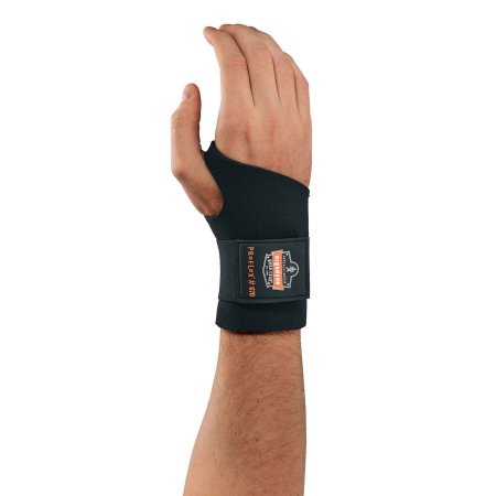 Ergodyne Wrist Support ProFlex® 670 Ambidextrous Single Strap Neoprene Left or Right Hand Black Large