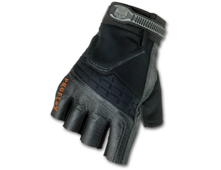 Ergodyne Impact Glove Proflex® 900 Half Finger Small Black Hand Specific Pair - M-809710-2628 - Pair