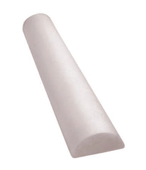 Fabrication Enterprises CanDo® Half-Round Therapy Foam Roller Slim White Polyethylene Foam 6 X 12 Inch