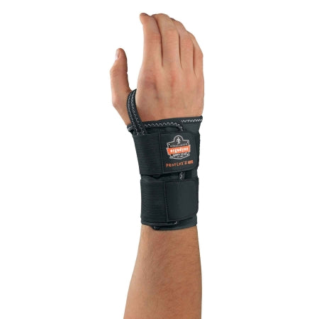 Ergodyne Wrist Support ProFlex® 4010 Double Strap Elastane / Elastic / Polyester Right Hand Black Large