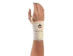 Ergodyne Wrist Support ProFlex® 4010 Double Strap Elastane / Elastic / Polyester Right Hand Tan X-Large