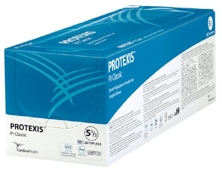 Cardinal Surgical Glove Protexis™ PI Classic Size 5.5 Sterile Pair Polyisoprene Extended Cuff Length Smooth Ivory Not Chemo Approved - M-809892-1415 - Case of 200