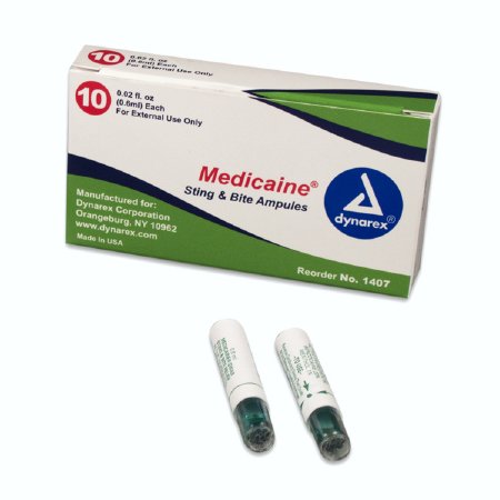 Dynarex Sting and Bite Relief Medicaine® Topical Swab 6 mL Ampule