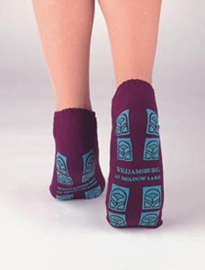 Principle Business Enterprises Slipper Socks TredMates® X-Large Tan / White Ankle High