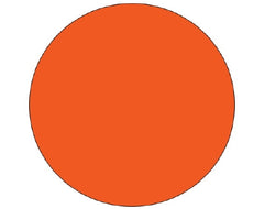 Shamrock Scientific Blank Label Shamrock Label Dot Red Litho Paper 3/4 Diameter - M-810406-1018 - Roll of 1