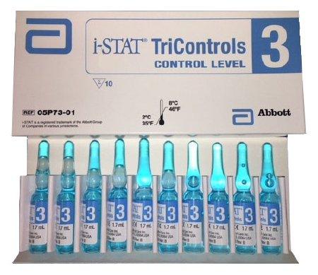 Abbott Point of Care Control i-STAT® Tricontrols Sodium / Potassium Level 3 1.7 mL