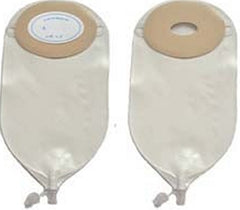 Nu-Hope Laboratories Ostomy Pouch Nu-Flex™ One-Piece System 11 Inch Length 1-1/8 to 2 Inch Stoma Drainable Convex, Pre-Cut