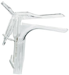 Welch Allyn Vaginal Speculum KleenSpec® 590 Series Premium Pederson NonSterile Office Grade Acrylic Medium Double Blade Duckbill with PSE Tube Disposable Corded/Cordless Light Source Compatible - M-810549-3130 - Case of 48