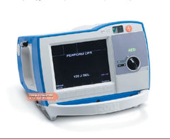 Zoll Medical Defibrillator Unit Automatic / Manual Operation R Series® BLS Electrode / Paddle Contact