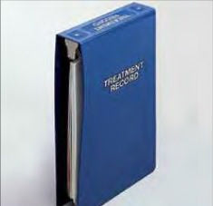 First Healthcare Products Prefilled Binder 3 Ring Teal Side Opening