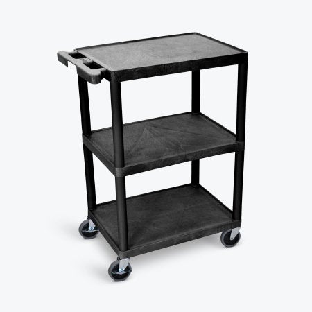 Luxor Utility Cart 18 X 24 X 34 Inch Black - M-810973-1082 - Each