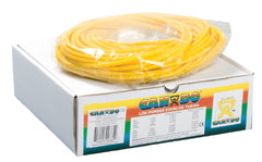 Fabrication Enterprises Exercise Resistance Tubing Set CanDo® Low Powder Yellow / Red / Green / Blue / Black 100 Foot Length X-Light to X-Heavy Resistance