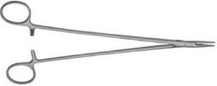 V. Mueller Needle Holder Delicate Touch™ 7-1/8 Inch Length Straight Dust Teeth Jaws Working End Sharpness Finger Ring Handle - M-811155-3777 - Each