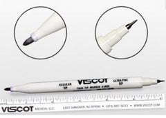 Viscot Industries Skin Marker Twin Tip 1425 Gentian Violet Regular / Ultra Fine Tip Ruler Sterile - M-811206-3818 - Case of 100