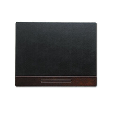 Rolodex™ Wood Tone Desk Pad, Mahogany, 24 x 19